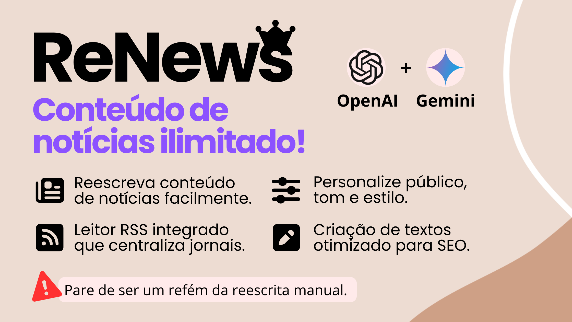 Principais benefícios da ferramenta ReNews